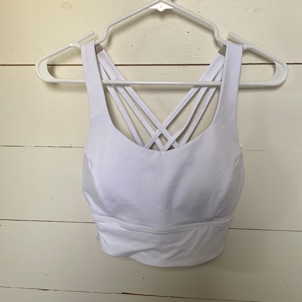 NWT Lululemon free to be serene bra white